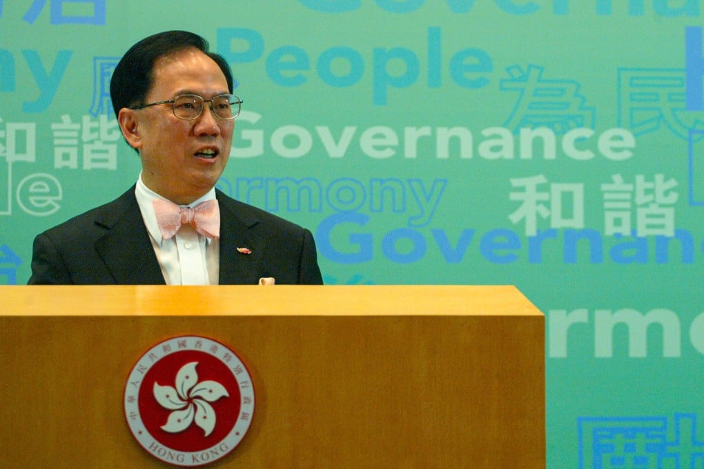 Donald Tsang announces his appointment as Hong Kong’s chief executive on June 21, 2005. File photo: Ricky Chung