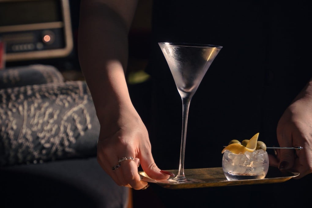 The Wet Crescent Martini, at Hong Kong’s Ella at The Trilogy, is a creation from the bar’s new Louisiana Gold menu. Photo: Handout