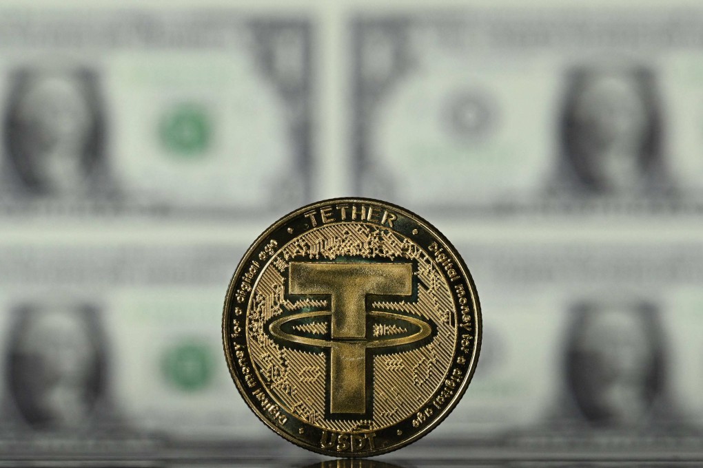 Stablecoins cryptocurrencies pegged to a particular reserve asset like the US dollar. The Asia-Pacific’s cryptocurrency adoption rate of 22 per cent far surpasses the global average of 7.8 per cent, according to a study commissioned by CoinDesk. Photo: AFP