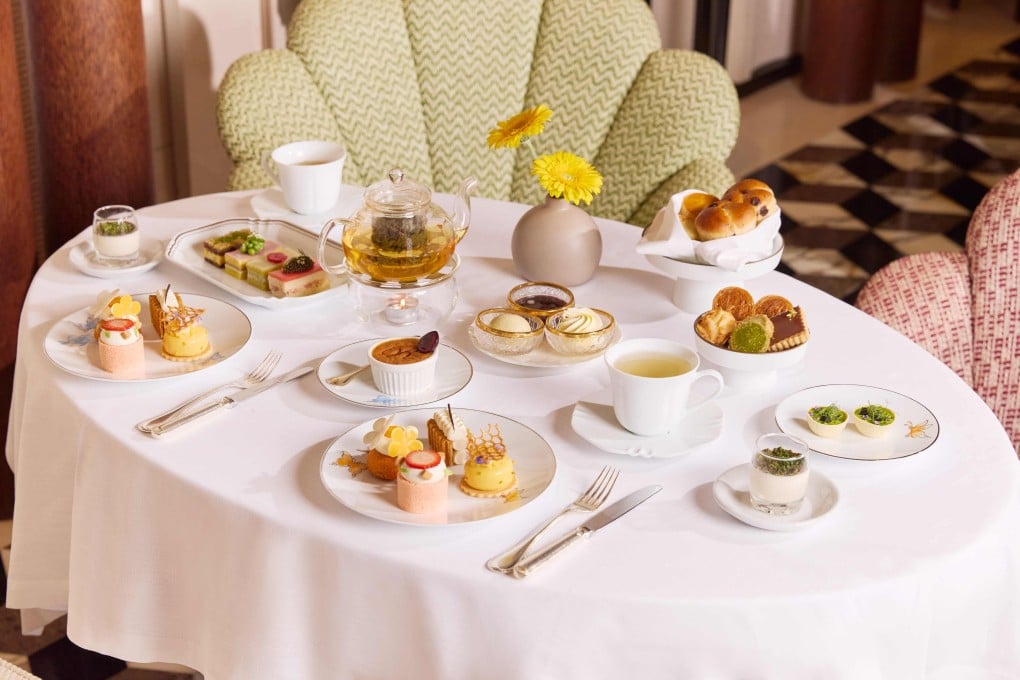Items from The Butterfly Room’s afternoon tea set, which La Liste named the world’s joint-best in 2025. Photo: Rosewood Hong Kong