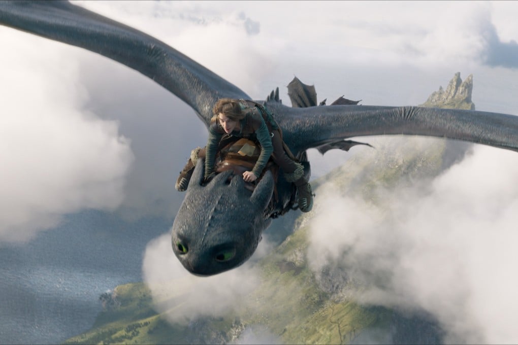 Mason Thames and Toothless the Dragon in a still from the new live-action film How to Train Your Dragon (2025). Photo: courtesy of Universal Pictures