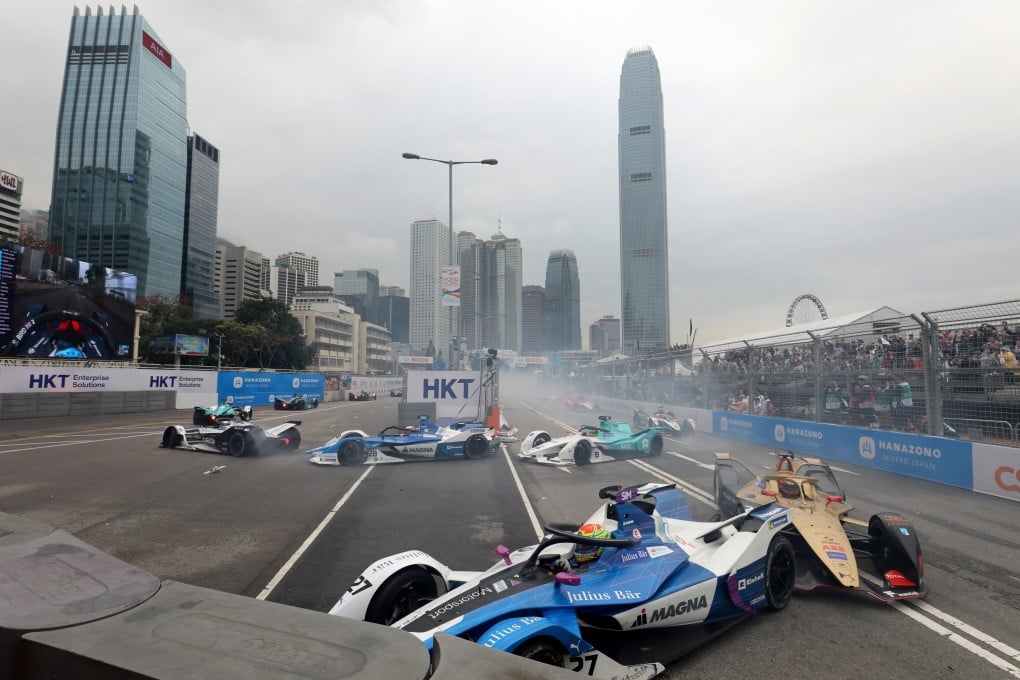 Between 2016 and 2019, Hong Kong three times hosted a race in the electrically powered Formula E championship, at Central Harbourfront. Photo: Sam Tsang