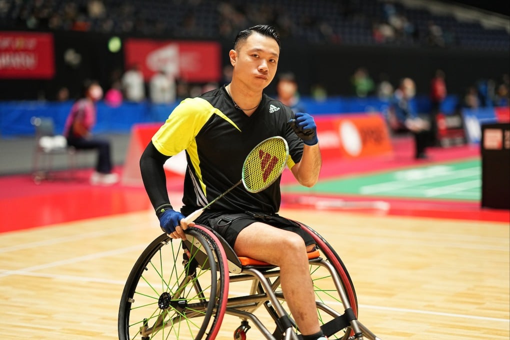 Daniel Chan became a para badminton player after a car accident led to his left foot being amputated. Photo: Daniel Chan