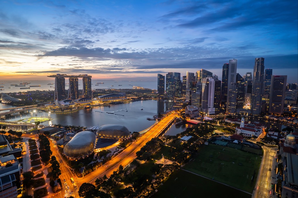 Singapore’s skyline. A man was jailed for brutally attacking his father-in-law in the city state. Photo: Shutterstock