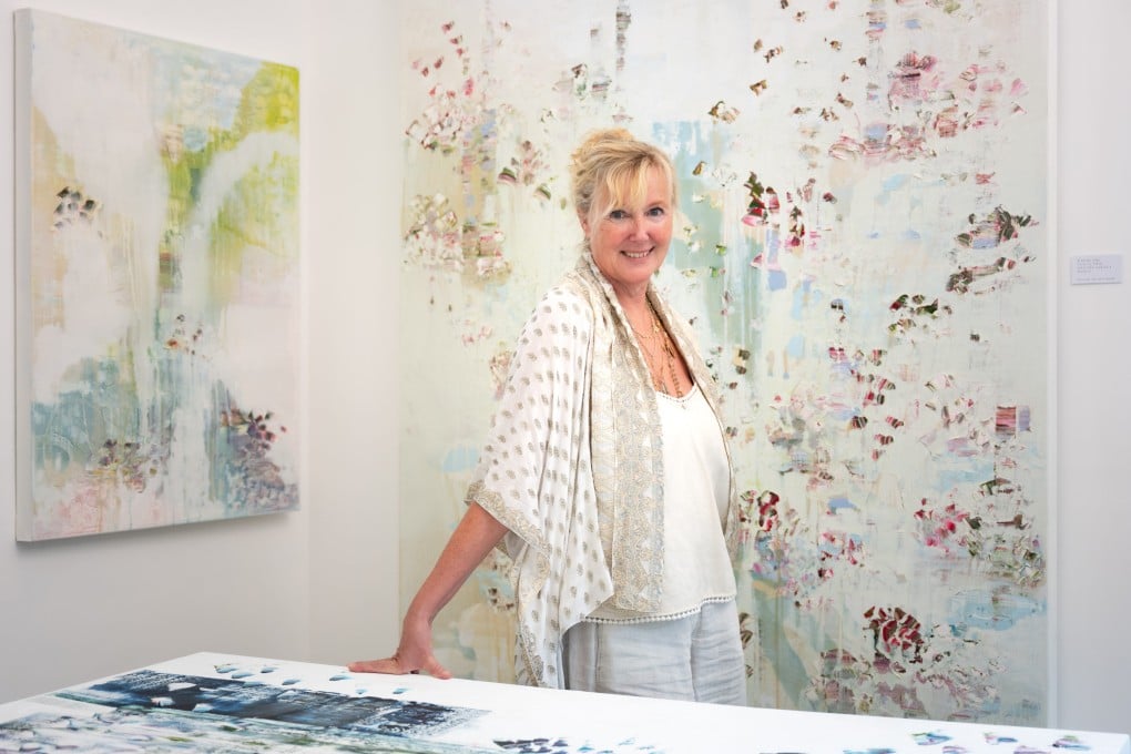 British contemporary artist Jessica Zoob poses for a portrait at her studio in Mui Wo, Lantau, Hong Kong. Photo: Eugene Chan