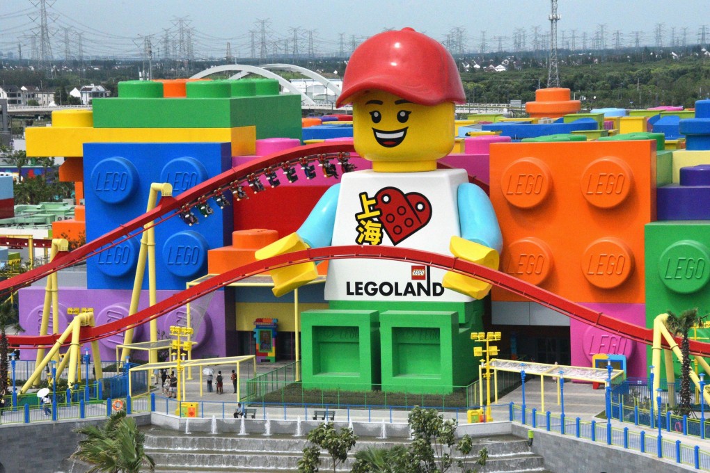 Legoland Shanghai Resort was unveiled to the media on Friday, ahead of its public opening on July 5. Photo: Kyodo