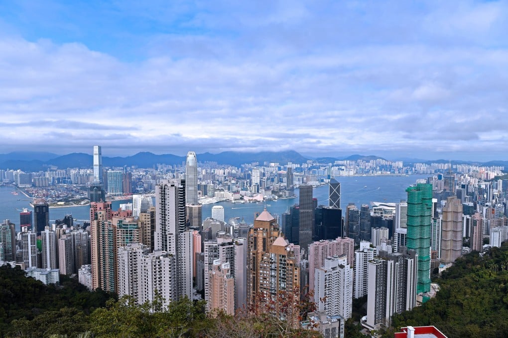 An overlooking view of Hong Kong from Victoria Peak. Photo: Xinhua