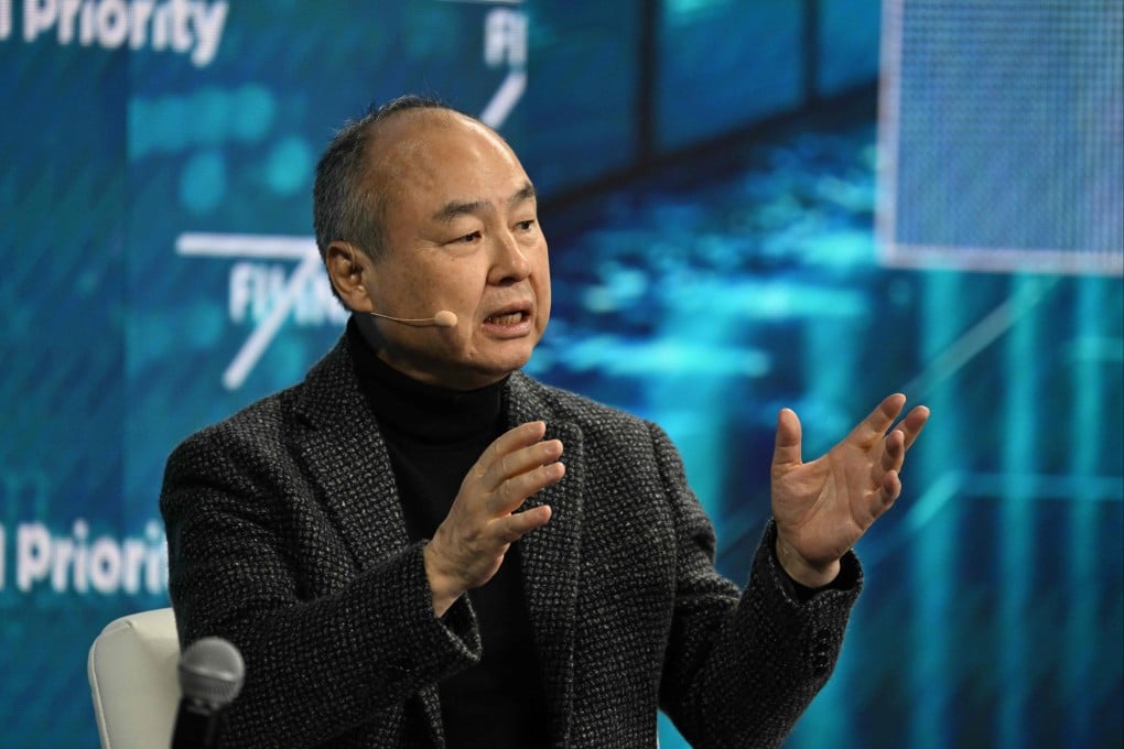 SoftBank CEO Masayoshi Son speaks during the Future Investment Initiative Institute Priority Summit in Miami Beach, Florida, on February 21. Photo: AFP