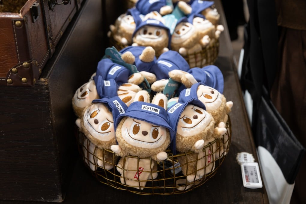 Labubu dolls in a store during an organized press tour to Popland, a theme park opened by Chinese toy company Pop Mart, in Beijing on June 2, 2025. Photo: EPA-EFE.