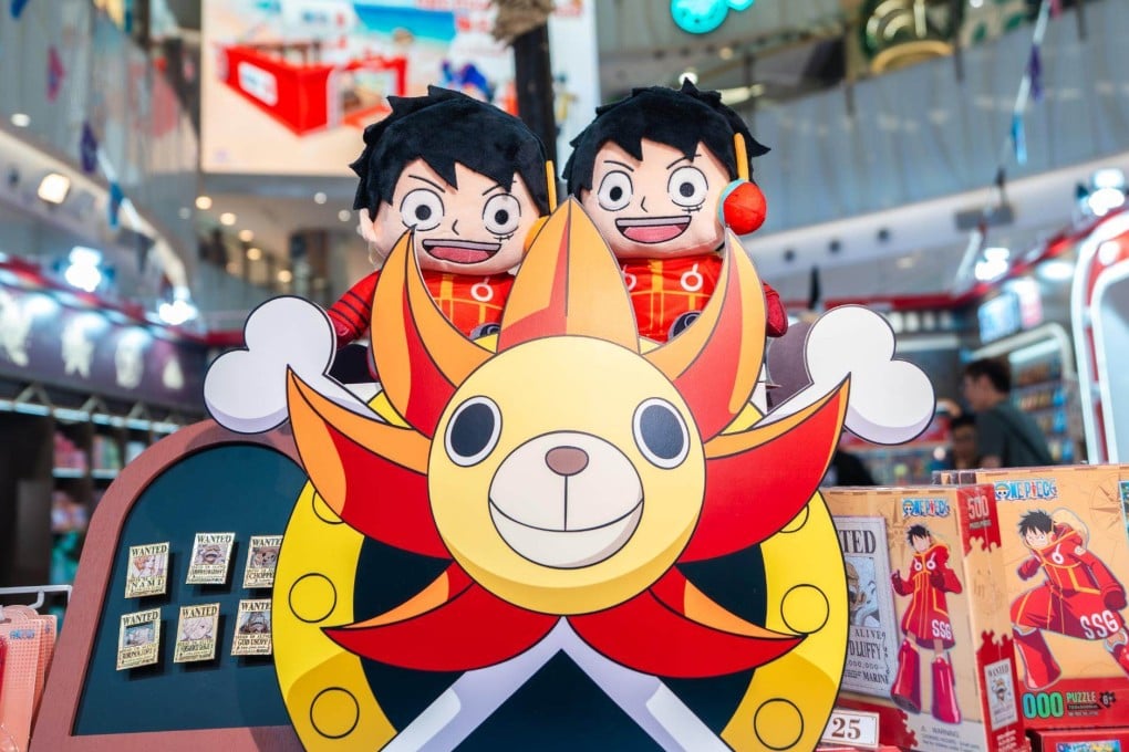 Global lifestyle brand Miniso has teamed with Japanese anime series One Piece for a pop-up store at the Moko shopping mall in Mong Kok, Hong Kong, organised as part of One Piece’s 25th anniversary and running until July 13. Photo: Miniso