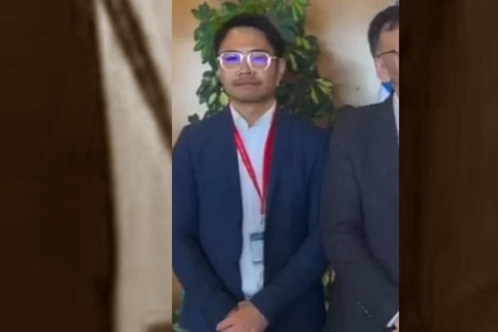 An undated screenshot of Bo Yang, also known as Emilio, with whom Chilean lawmaker Karol Cariola is said to have had dealings that are the subject of an investigation.