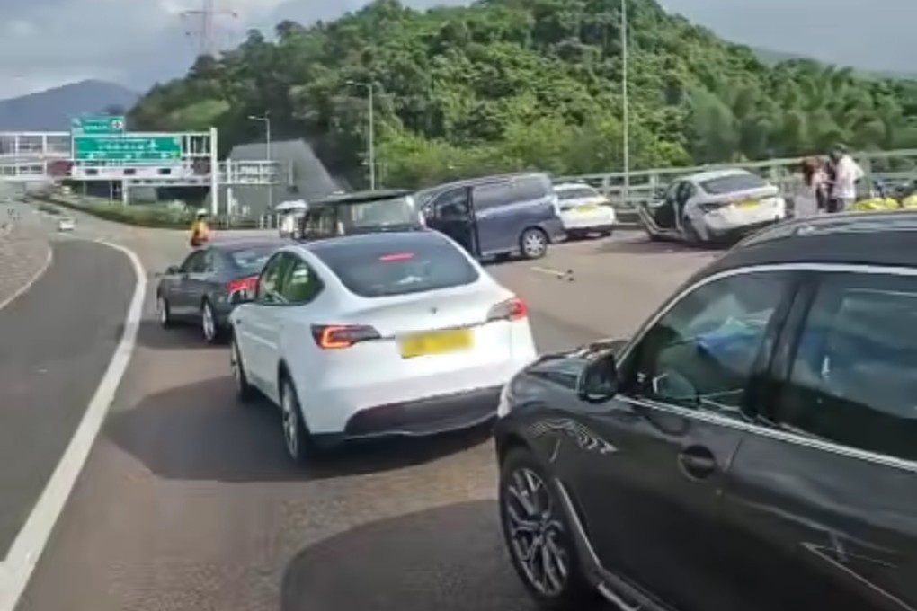 Online dashcam footage from one of the accidents. Photo: Handout