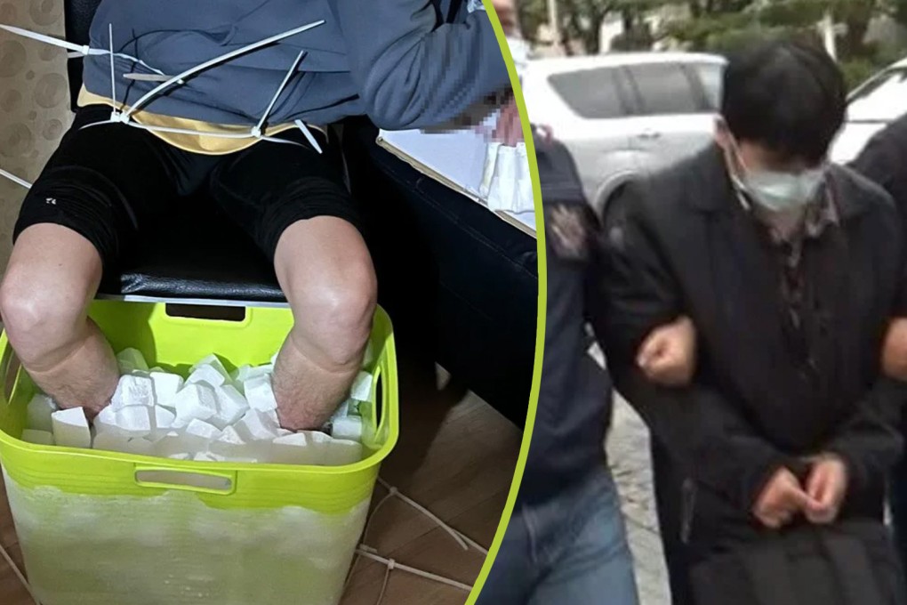 A Taiwanese man soaked his feet in dry ice for 10 hours to defraud insurance companies, resulting in a double amputation. Photo: SCMP composite/Yahoo