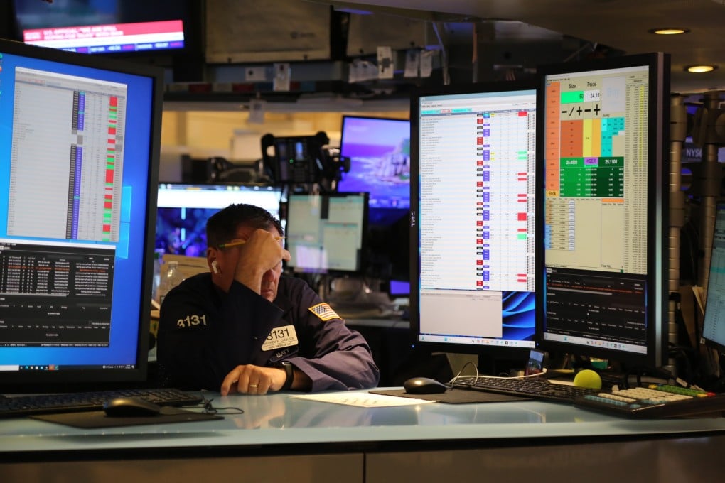 A trader is seen on the floor of the New York Stock Exchange in New York City, the United States, on June 13, 2025. Photo: Xinhua