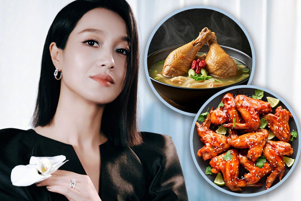 A TV host in China is facing backlash for serving men chicken drumsticks while offering a woman chicken wings during a show, revealing a gender bias. Photo: SCMP composite/Shutterstock/Weibo