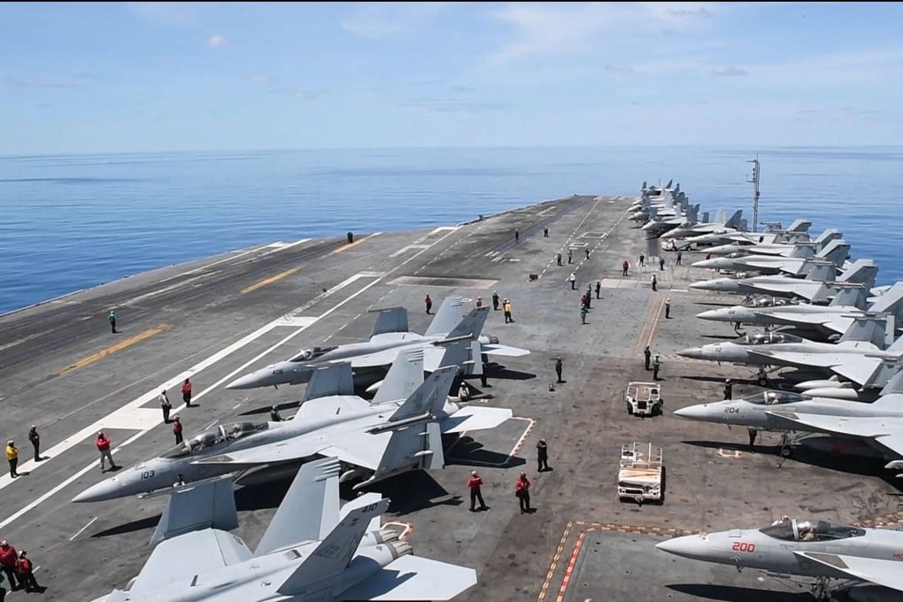 The USS Nimitz was diverted from the South China Sea to the Middle East to boost the US presence in the region. Photo: AFP/DVIDS