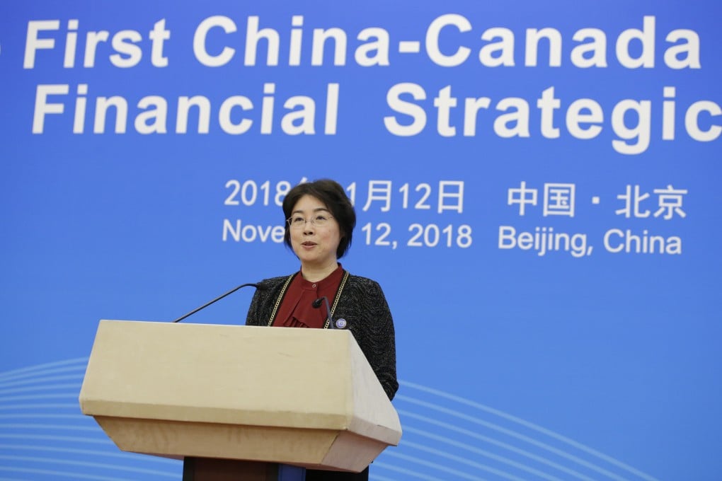 Zou Jiayi, a former vice-minister of finance, has been elected president of the Asia Infrastructure Investment Bank. She was China’s nominee for the position. Photo: AFP