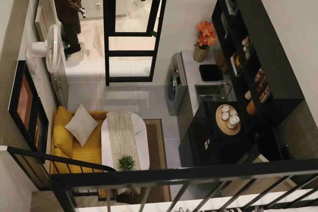 A mock-up of a “mini” home in Jakarta. Photo: Instagram/Kementrianpkp