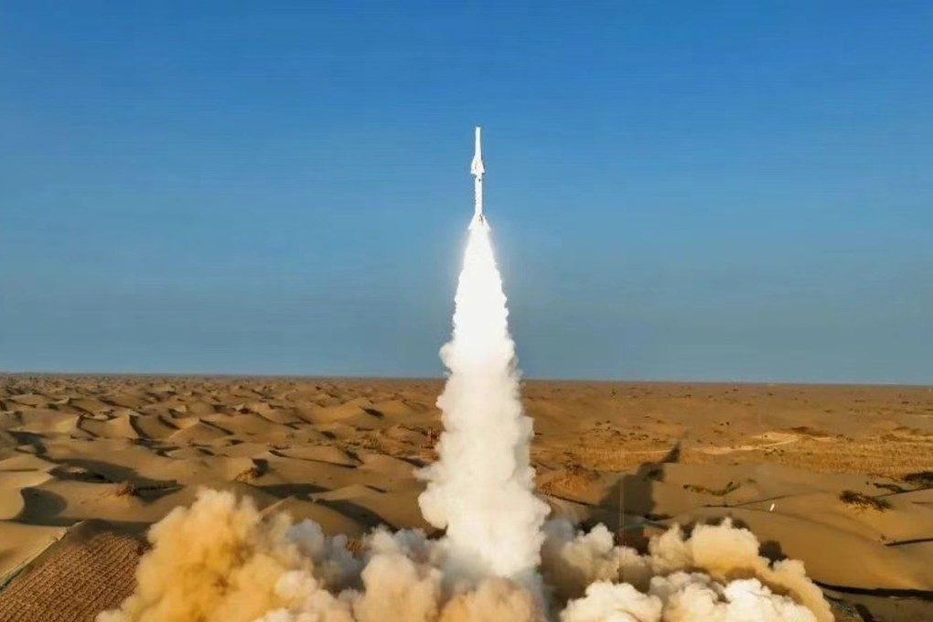 Northwestern Polytechnical University announced on Monday it successfully conducted a flight test of its Feitian 2 hypersonic vehicle at a site in northwestern China. Photo: Handout