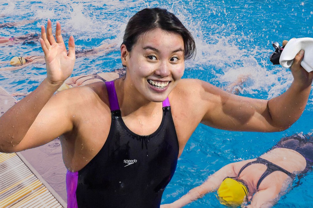 An hour swimming class with Chinese swimming star Fu Yuanhui was auctioned for US$14,000 for charity. Photo: SCMP composite/Shutterstock/Sohu