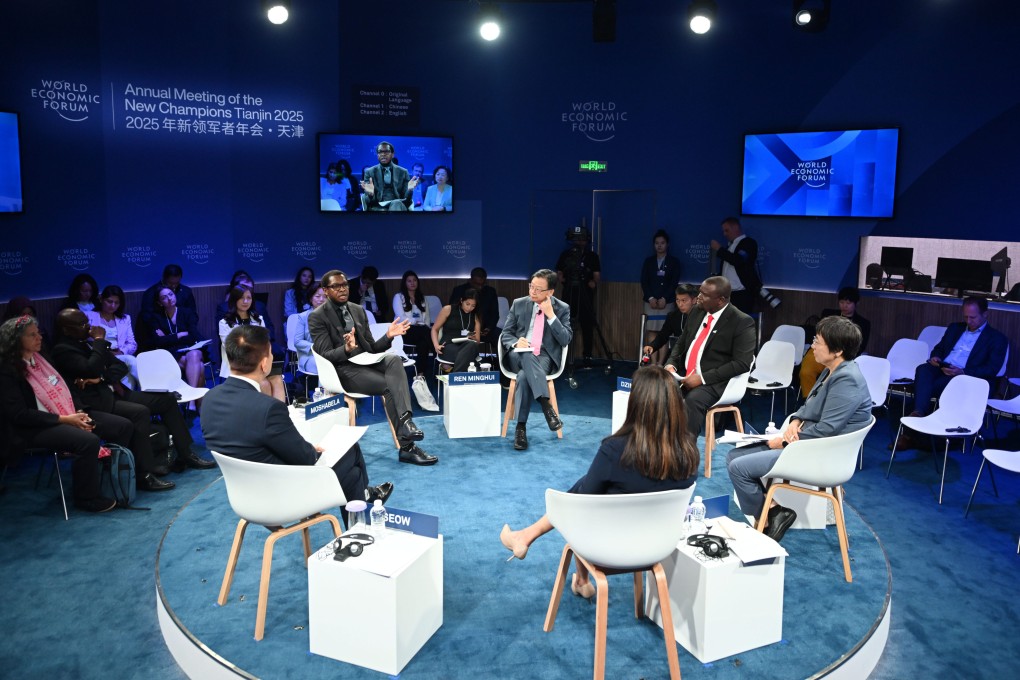 US tariff policies are exacerbating a pullback in global investment that threatens to act as a drag on the global economy, panellists warned at the “Summer Davos” forum in Tianjin on Tuesday. Photo: Xinhua