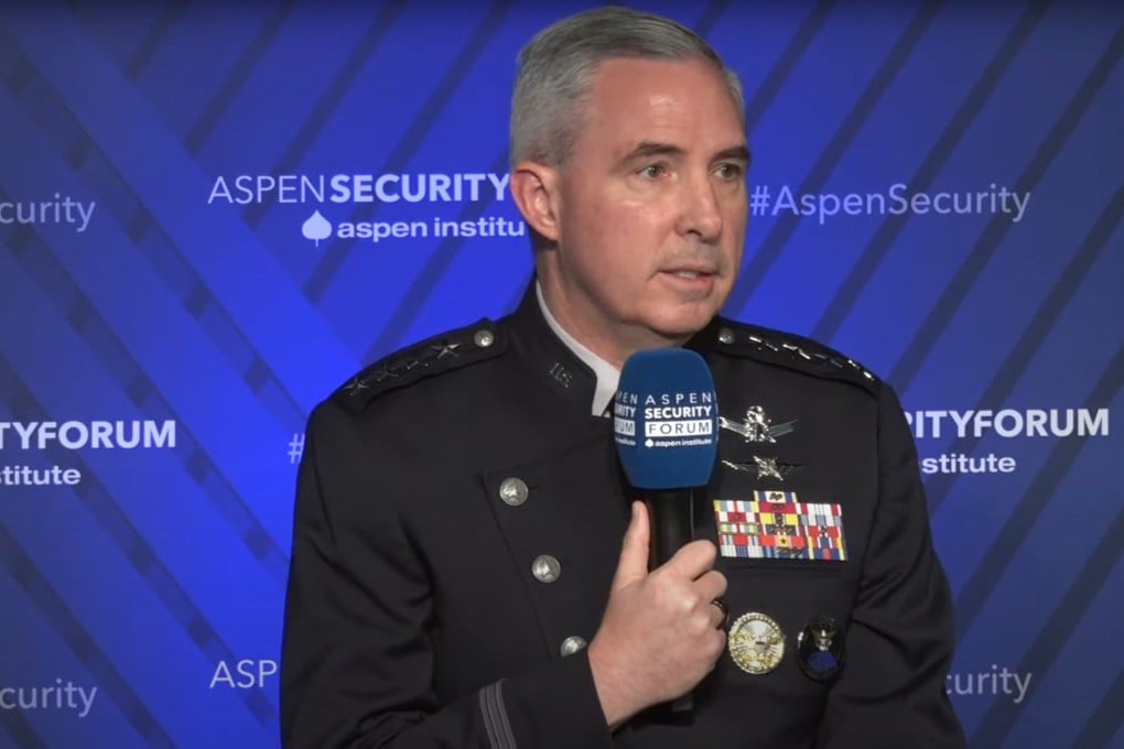 General Stephen Whiting, who commands the US Space Force, speaking at the Aspen Security Forum in Colorado in 2024. Photo: Handout