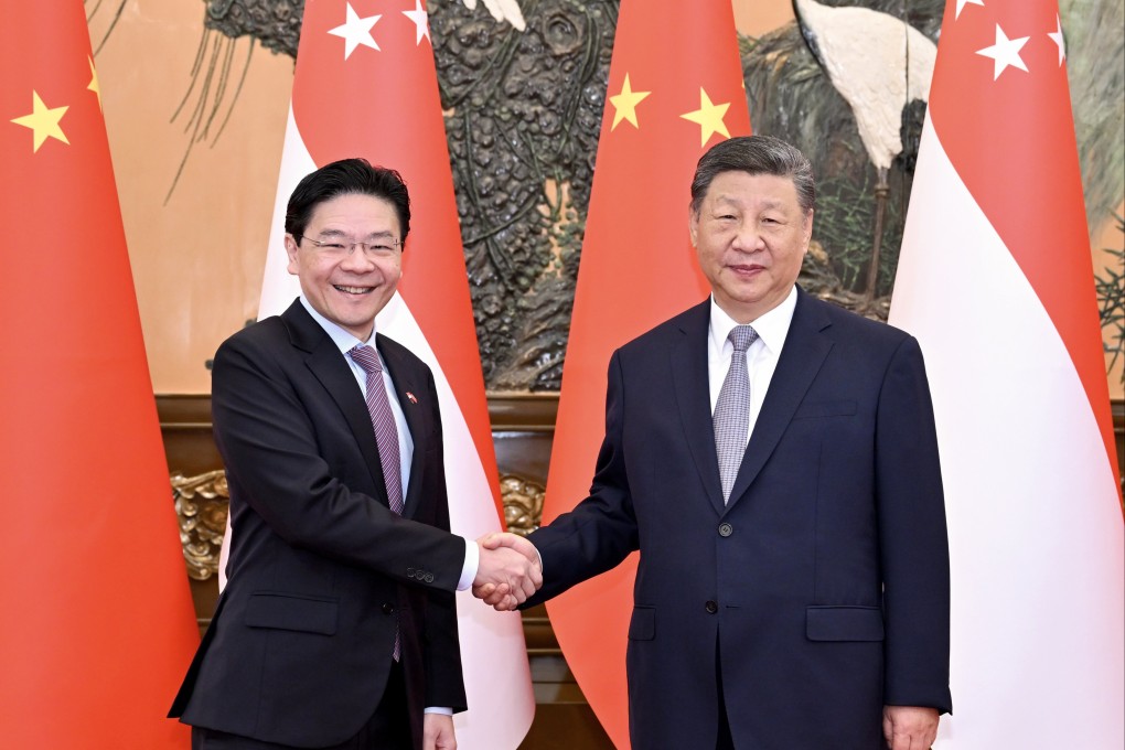 The meeting between Chinese President Xi Jinping and Singaporean Prime Minister Lawrence Wong in Beijing on Tuesday underscores a push by Asean for multilateralism. Photo: EPA