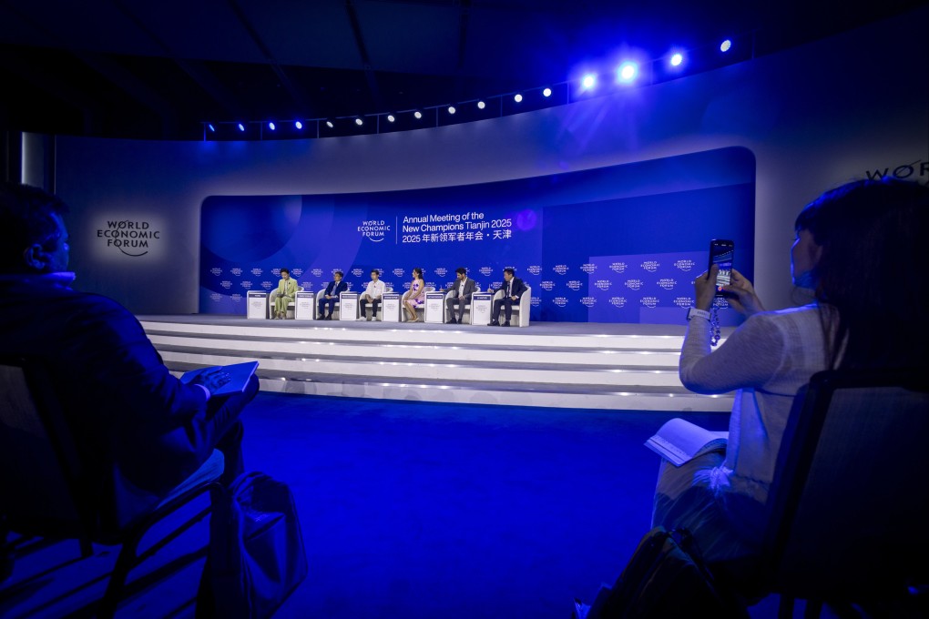 The Understanding China’s Approach to AI panel was held on Thursday at the “Summer Davos” forum in Tianjin. Photo: Handout