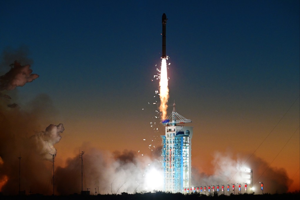 A Long March-2C carrier rocket carrying two satellites blasts off from the Jiuquan Satellite Launch Center in northwest China in November 2024. Photo: Xinhua