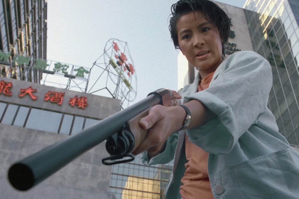 Michelle Yeoh, one of the Girls with Guns genre’s early stars, in 1985 film Yes, Madam. Photo: D&B
