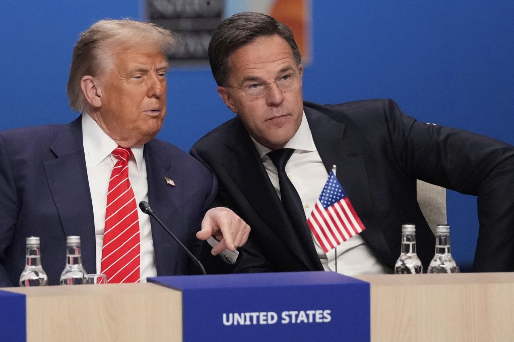President Donald Trump and Nato Secretary General Mark Rutte. Photo: AP