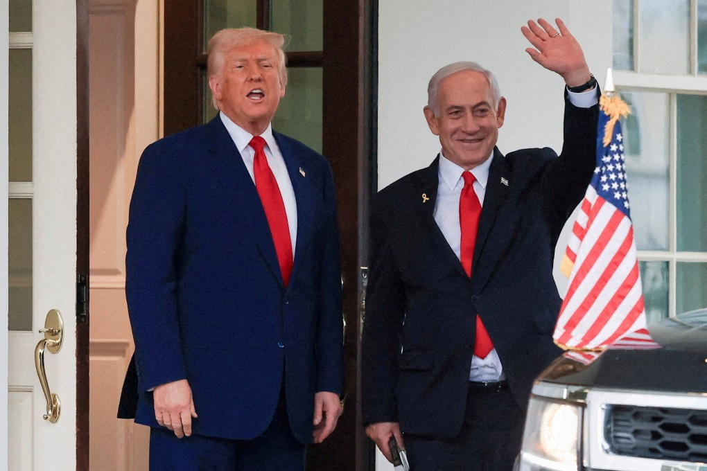 US President Donald Trump and Israeli Prime Minister Benjamin Netanyahu at the White House in April. Photo: Reuters