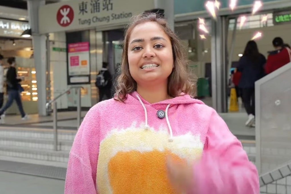 Pranali Gupta in a still from one of her YouTube videos on her channel NewDellily. She explains how she bridges Hong Kong and Indian cultures through social media. Photo: YouTube/NewDellily