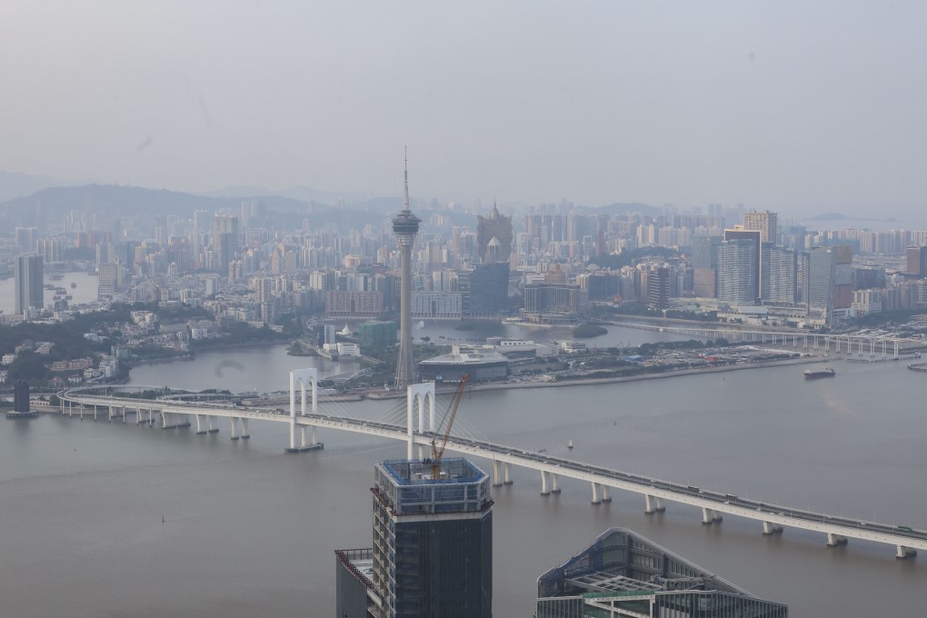 The Macau skyline. Hong Kong and Macau police have collaborated on a cross-border anti-scam operation. Photo: Edmond So