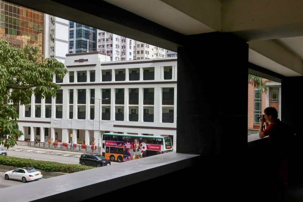 The International Organisation for Mediation at the site of the old Wan Chai Police Station. Photo: Jonathan Wong