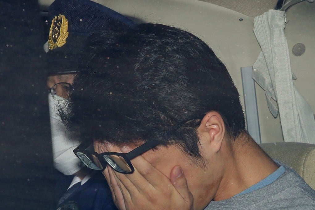 Takahiro Shiraishi leaving a police station in 2017. File photo: Kyodo via AP