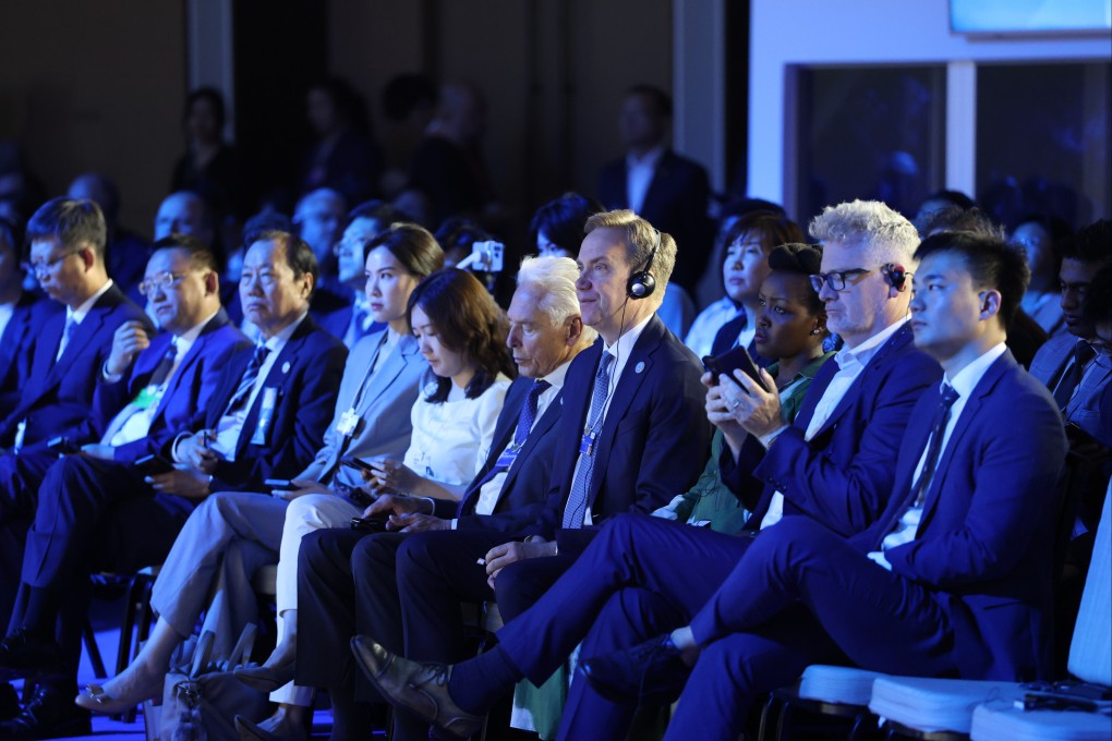 At the Annual Meeting of the New Champions, also known as “Summer Davos”, representatives of emerging economies gathered in Tianjin, China. Photo: Xinhua