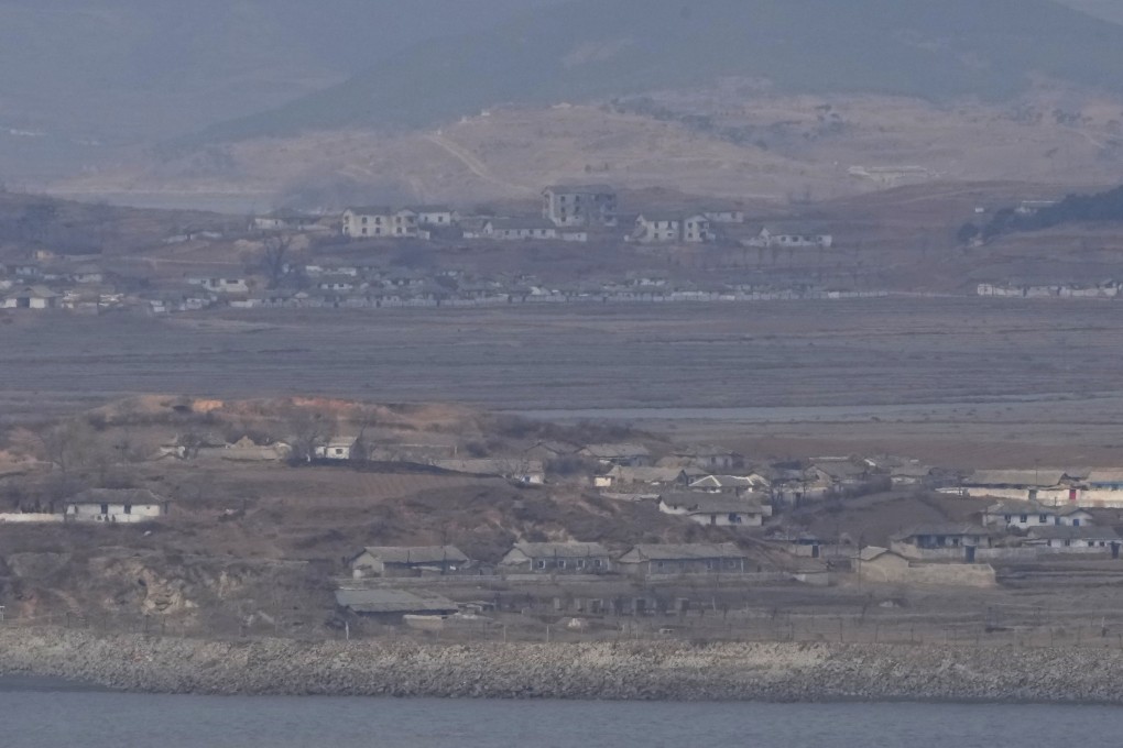 North Korean villages, as seen from Ganghwa in South Korea. File photo: AP