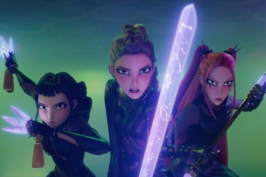 A still from Netflix’s new animated movie KPop Demon Hunters. Photo: Netflix