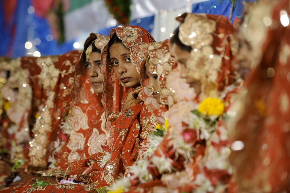 Indian brides at a mass marriage ceremony in Mumbai. Photo: AFP