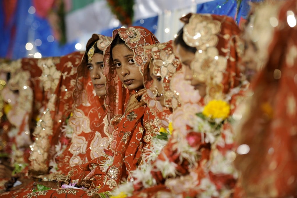 Indian brides at a mass marriage ceremony in Mumbai. Photo: AFP