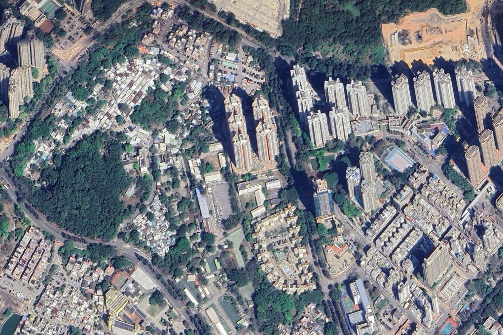 The Fanling Area 17 site spans about 5.47 hectares of both government and private land. Photo: Google Maps