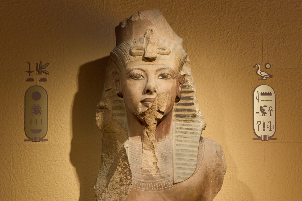 The exhibition will include a large statue of Pharaoh Tutankhamen that stands more than 2.8 metres tall. Photo: Handout