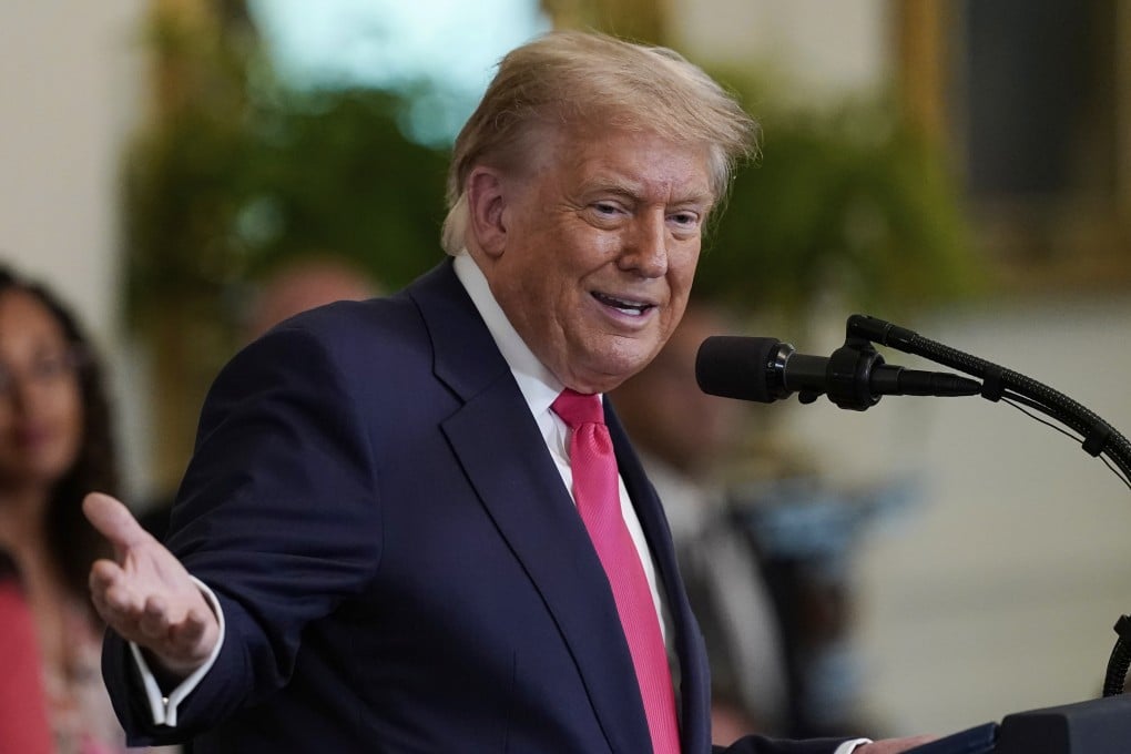 US President Donald Trump at the White House in Washington. Photo: AP