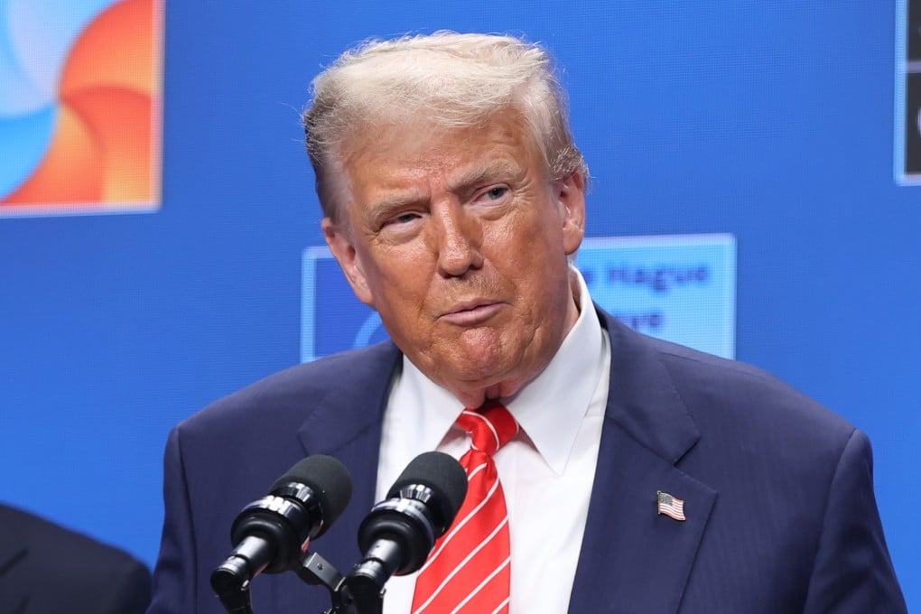 US President Donald Trump attends a press conference following the Nato summit in The Hague, the Netherlands, on June 25. Photo: Xinhua