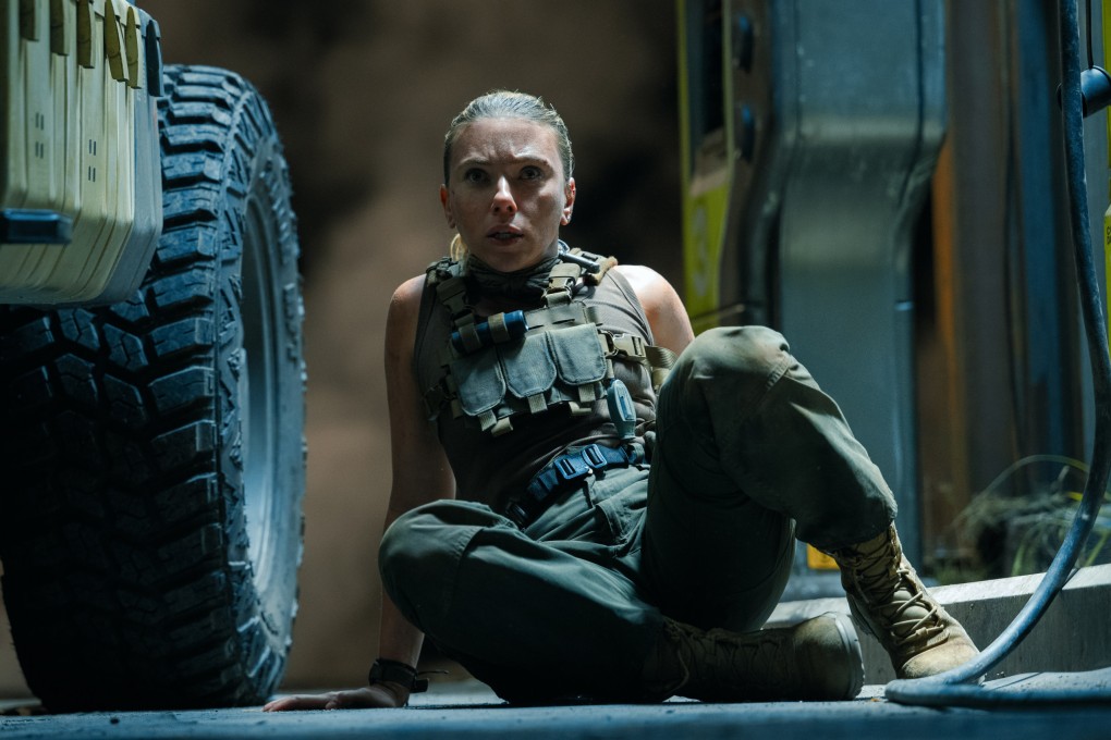 Scarlett Johansson in a still from Jurassic World Rebirth. Photo: Universal Pictures