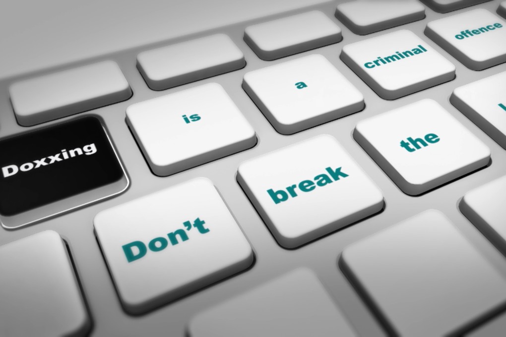 Doxxing is a serious offence punishable by up to a HK$1 million fine and five years of imprisonment. Photo: Handout