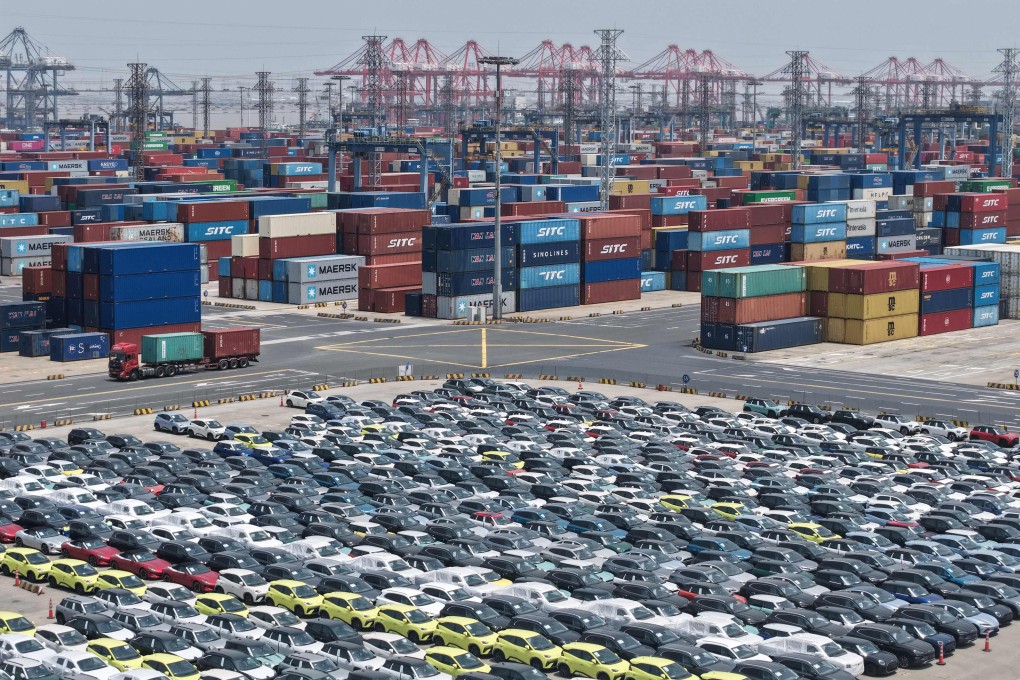 While China’s exports have been hit by US tariff increases, the overall economic picture in the first half of 2025 has remained stable. Photo: AFP