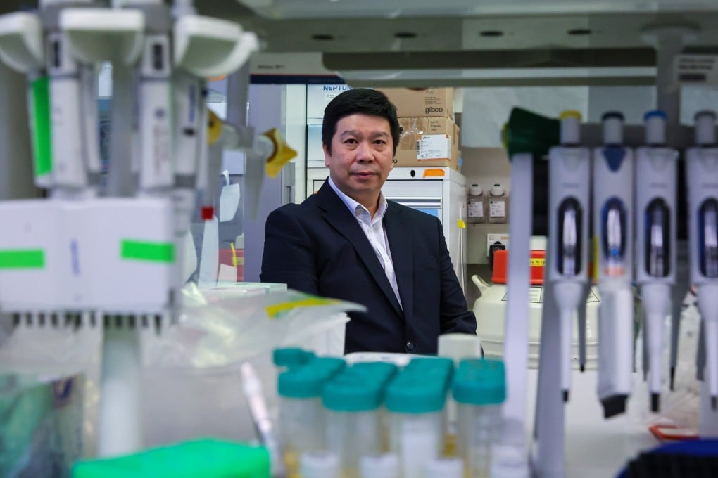 Professor Michael Chan says his team is exploring how to attach organoids to 3D-printed tissue. Photo: Edmond So