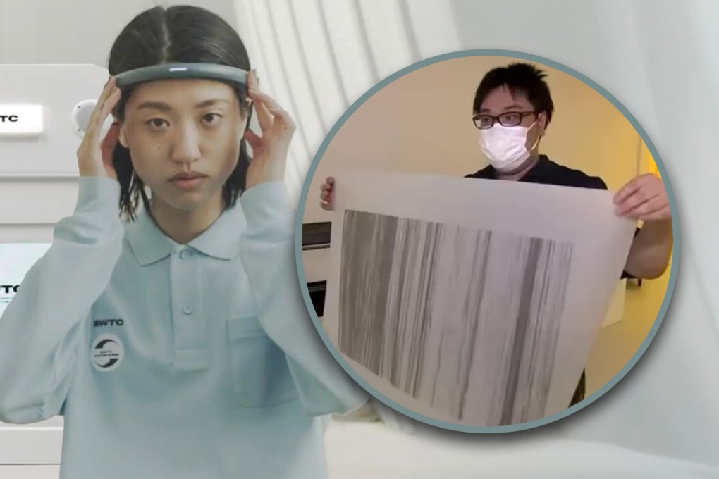 A company in Japan is offering to scan your brain and turn your innermost thoughts and emotions into saleable works of art. Photo: SCMP composite/hacosco.com/QQ.com